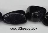 CNG77 15.5 inches 10*14mm - 20*35mm nuggets blue goldstone beads