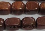 CNG770 15.5 inches 13*18mm nuggets Chinese red jasper beads wholesale