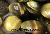 CNG8048 15.5 inches 8*10mm nuggets yellow tiger eye beads