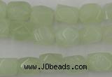 CNG806 15.5 inches 8*12mm faceted nuggets New jade beads