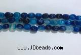 CNG8121 15.5 inches 8*12mm nuggets agate beads wholesale