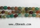 CNG8122 15.5 inches 8*12mm nuggets agate beads wholesale