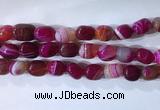 CNG8133 15.5 inches 8*12mm nuggets striped agate beads wholesale