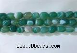 CNG8137 15.5 inches 8*12mm nuggets striped agate beads wholesale