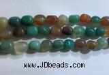 CNG8158 15.5 inches 10*14mm nuggets agate beads wholesale