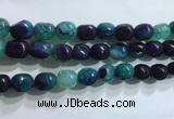 CNG8162 15.5 inches 10*14mm nuggets agate beads wholesale