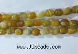 CNG8265 15.5 inches 13*18mm nuggets striped agate beads wholesale