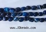 CNG8271 15.5 inches 13*18mm nuggets striped agate beads wholesale