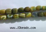 CNG8312 15.5 inches 15*20mm nuggets striped agate beads wholesale