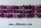 CNG8345 15.5 inches 10*12mm nuggets striped agate beads wholesale