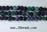 CNG8354 15.5 inches 10*12mm nuggets striped agate beads wholesale