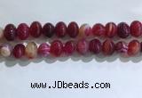 CNG8382 15.5 inches 12*16mm nuggets striped agate beads wholesale