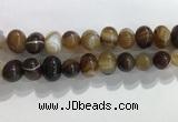 CNG8388 15.5 inches 12*16mm nuggets striped agate beads wholesale