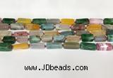 CNG8398 15.5 inches 8*18mm - 10*25mm freeform agate beads