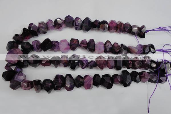 CNG852 15.5 inches 12*18mm – 13*22mm faceted nuggets agate beads