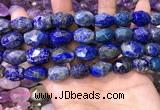 CNG8573 12*16mm - 15*20mm faceted nuggets lapis lazuli beads