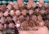 CNG8596 12*16mm - 13*18mm faceted nuggets moonstone beads