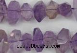 CNG860 15.5 inches 8*12mm – 12*20mm faceted nuggets amethyst beads