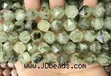 CNG8731 15.5 inches 12mm faceted nuggets prehnite gemstone beads