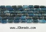 CNG8864 15.5 inches 8*12mm - 10*16mm nuggets matte apatite beads