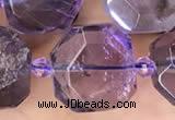 CNG8926 15 inches 14mm - 16mm faceted freeform ametrine beads