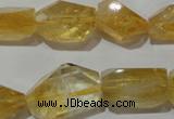 CNG902 15.5 inches 13*18mm – 15*25mm faceted nuggets citrine beads