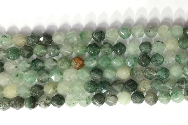 CNG9079 15.5 inches 8mm faceted nuggets jade gemstone beads