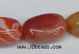 CNG92 15.5 inches 12*16mm - 20*30mm nuggets agate gemstone beads