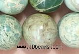 CNI369 15.5 inches 10mm round blue impression jasper beads