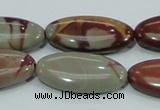 CNJ06 15.5 inches 15*30mm oval natural noreena jasper beads