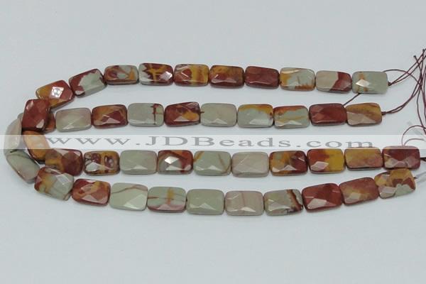 CNJ12 15.5 inches 13*18mm faceted rectangle natural noreena jasper beads