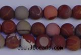 CNJ301 15.5 inches 6mm round matte noreena jasper beads wholesale