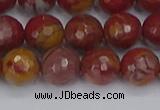 CNJ311 15.5 inches 10mm faceted round noreena jasper beads