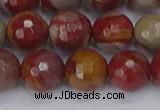 CNJ312 15.5 inches 12mm faceted round noreena jasper beads