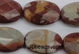 CNJ52 15.5 inches 20*30mm faceted oval noreena jasper beads