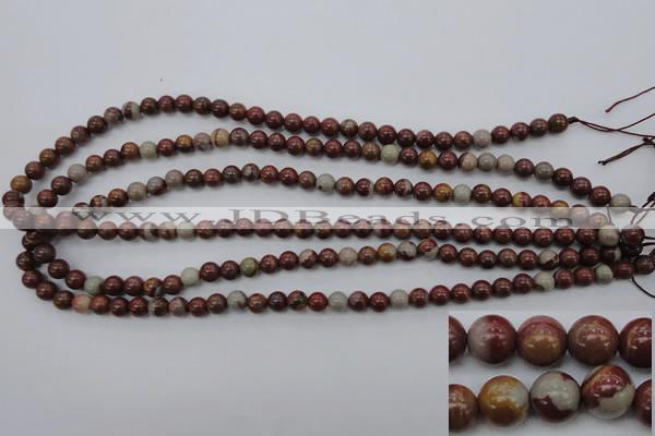 CNJ66 15.5 inches 6mm round noreena jasper beads wholesale