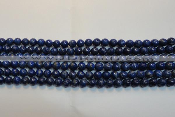 CNL1050 15.5 inches 7.5mm - 8mm round B grade natural lapis lazuli beads