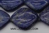 CNL1137 15.5 inches 25*25mm diamond lapis lazuli gemstone beads