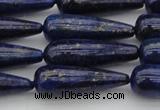 CNL1161 15.5 inches 10*30mm teardrop lapis lazuli gemstone beads