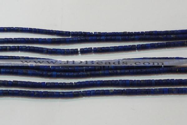 CNL1203 15.5 inches 1.5*2mm tube natural lapis lazuli beads