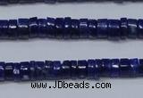 CNL1265 15.5 inches 3*6mm tyre natural lapis lazuli beads