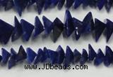 CNL1273 15.5 inches 4*6mm - 5*8mm pyramid natural lapis lazuli beads