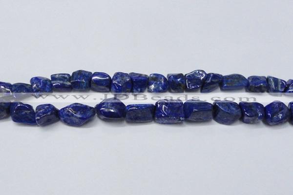 CNL1275 15.5 inches 12*16mm - 15*20mm nuggets natural lapis lazuli beads