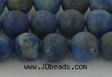 CNL1653 15.5 inches 10mm round matte lapis lazuli beads wholesale