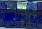 CNL1675 15.5 inches 9*9mm cube lapis lazuli gemstone beads