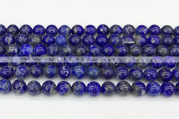 CNL1727 15 inches 8mm round lapis lazuli beads