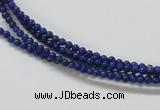 CNL200 15.5 inches 3mm round natural lapis lazuli beads wholesale