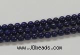 CNL204 15.5 inches 4mm round natural lapis lazuli beads wholesale