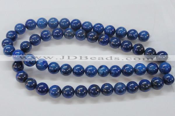 CNL229 15.5 inches 14mm round natural lapis lazuli beads wholesale