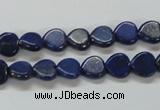 CNL242 15.5 inches 8*8mm heart natural lapis lazuli beads wholesale